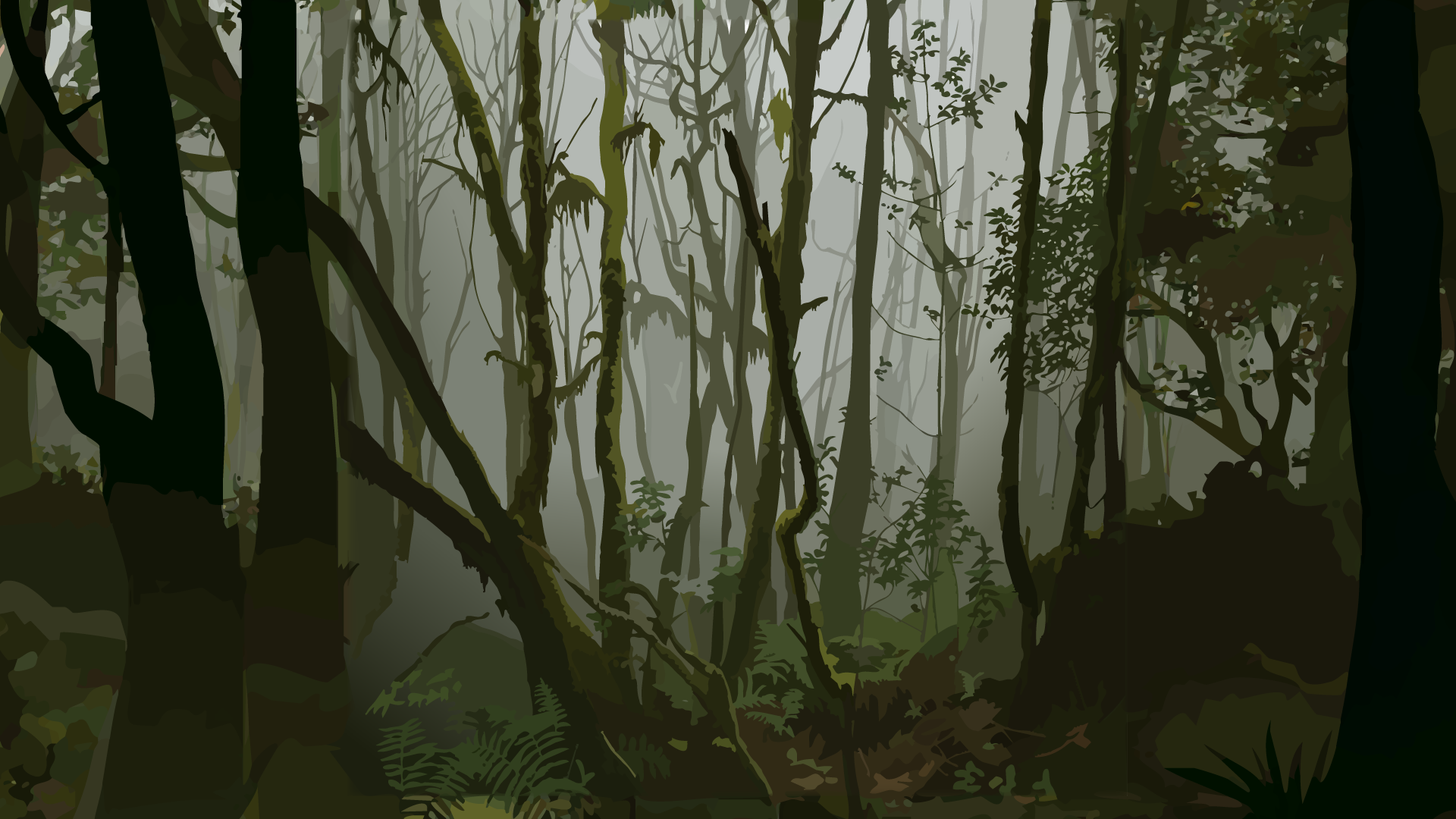 Bosque de laurisilva en el norte de La Palma